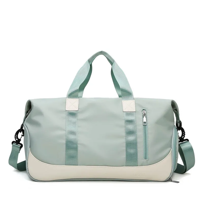 New Women's Sports bag Travel Bags Waterproof Weekend bag Suitcases Handbags Luggage Yoga Shoulder Bags For Gym sac de voyage