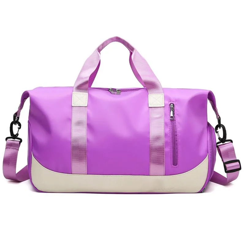 New Women's Sports bag Travel Bags Waterproof Weekend bag Suitcases Handbags Luggage Yoga Shoulder Bags For Gym sac de voyage