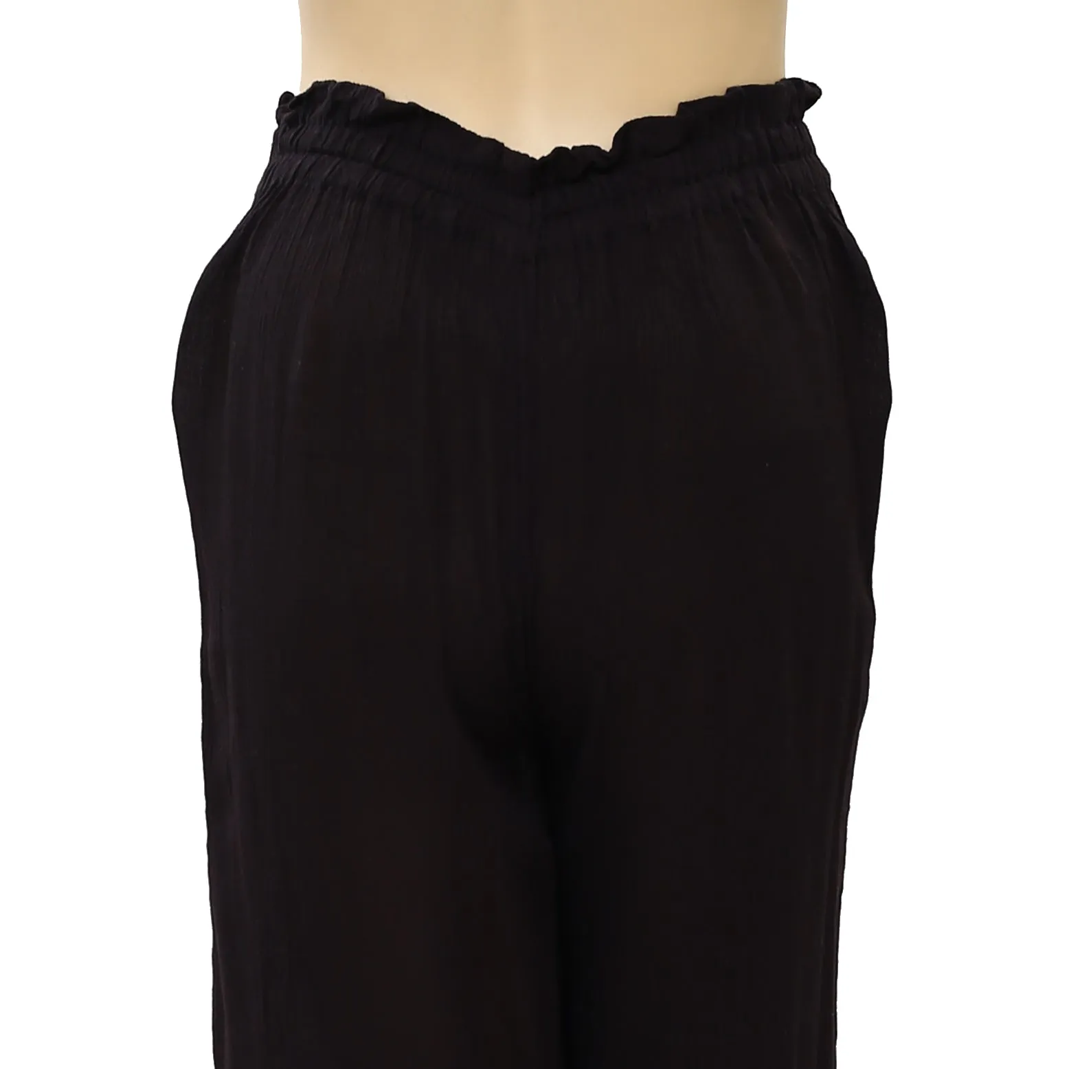 Out From Under Urban Outfitters Fleur Wide Leg Paperbag Trousers Pants
