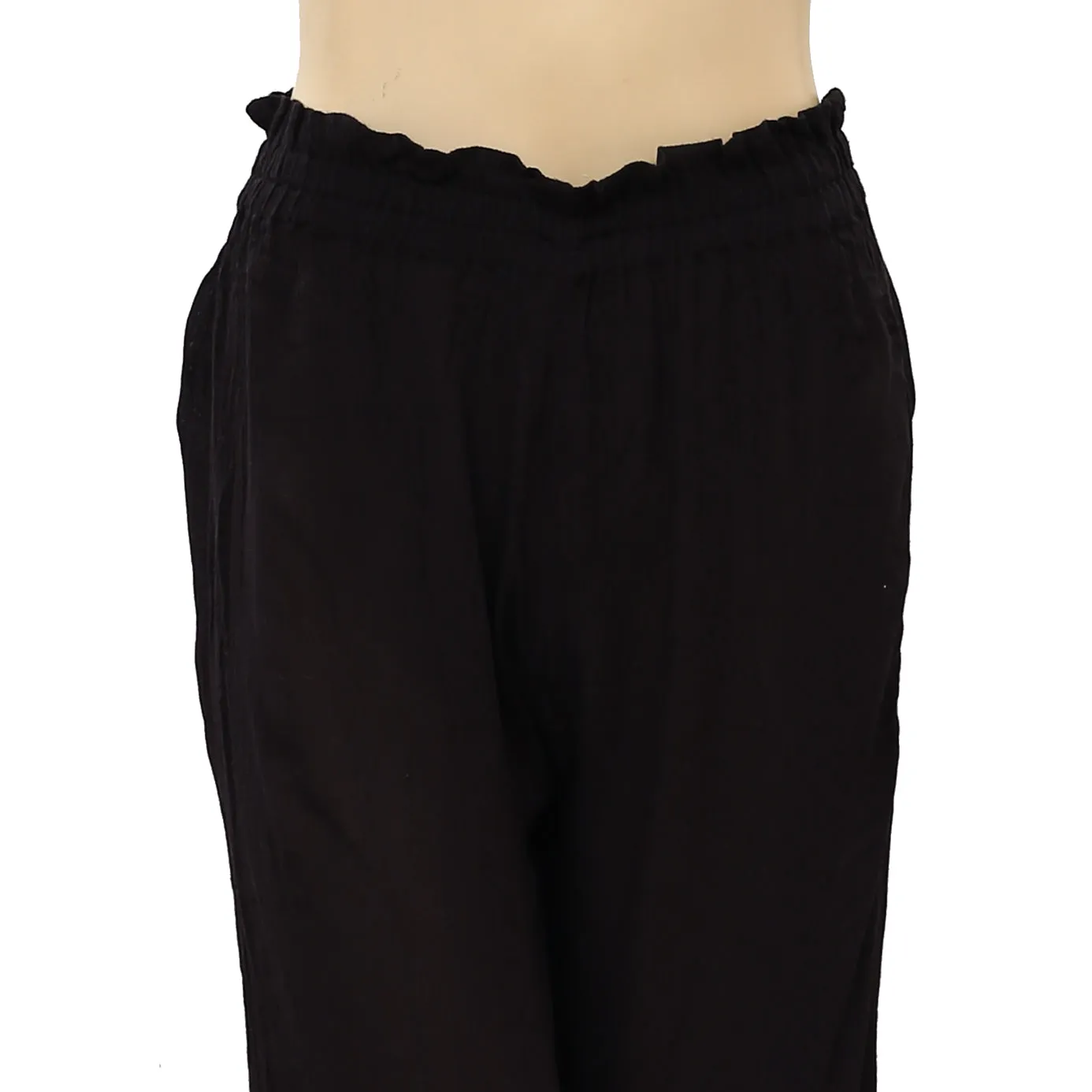 Out From Under Urban Outfitters Fleur Wide Leg Paperbag Trousers Pants