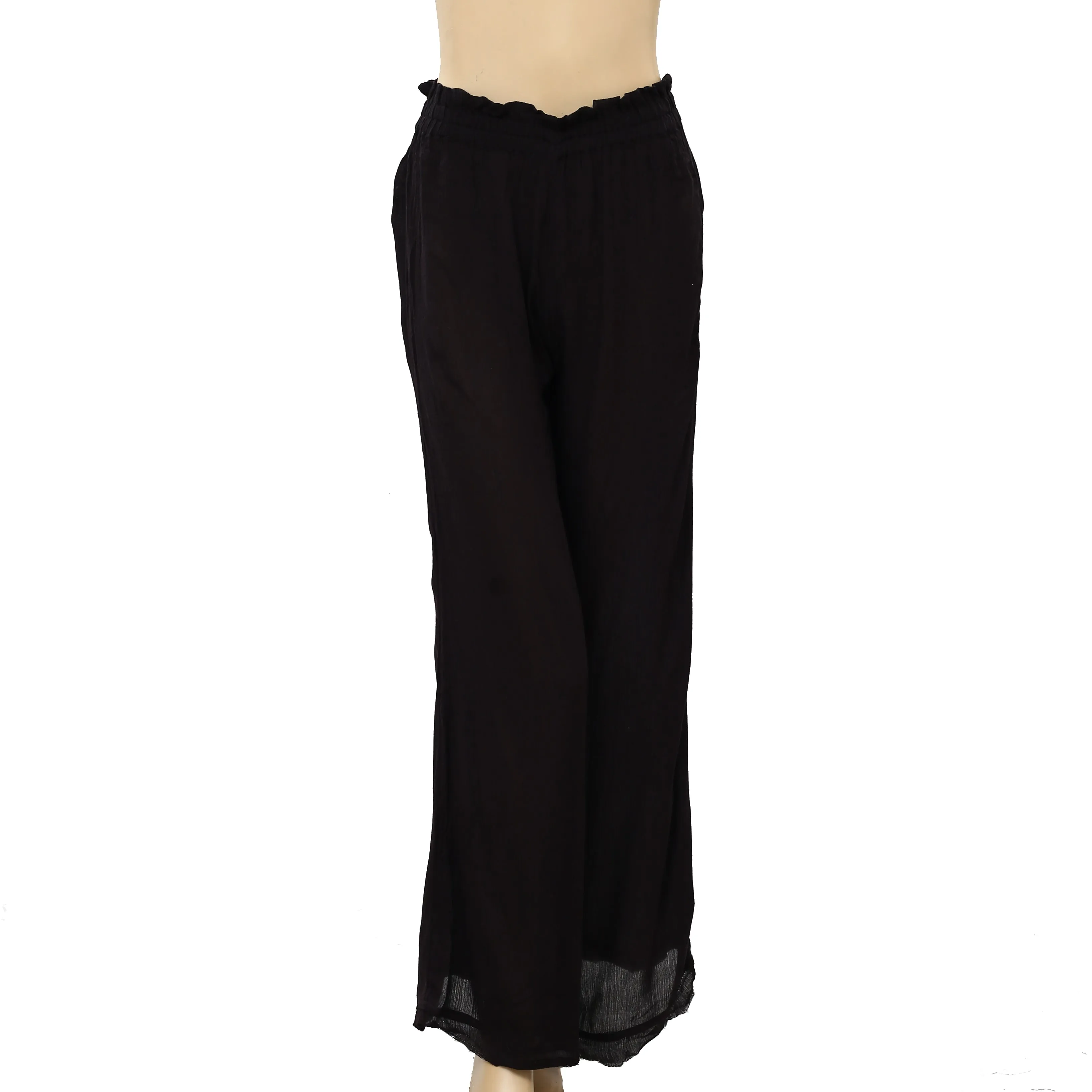 Out From Under Urban Outfitters Fleur Wide Leg Paperbag Trousers Pants