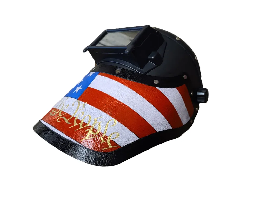 Outlaw Leather - Welding Hood - USA Original "We the people"