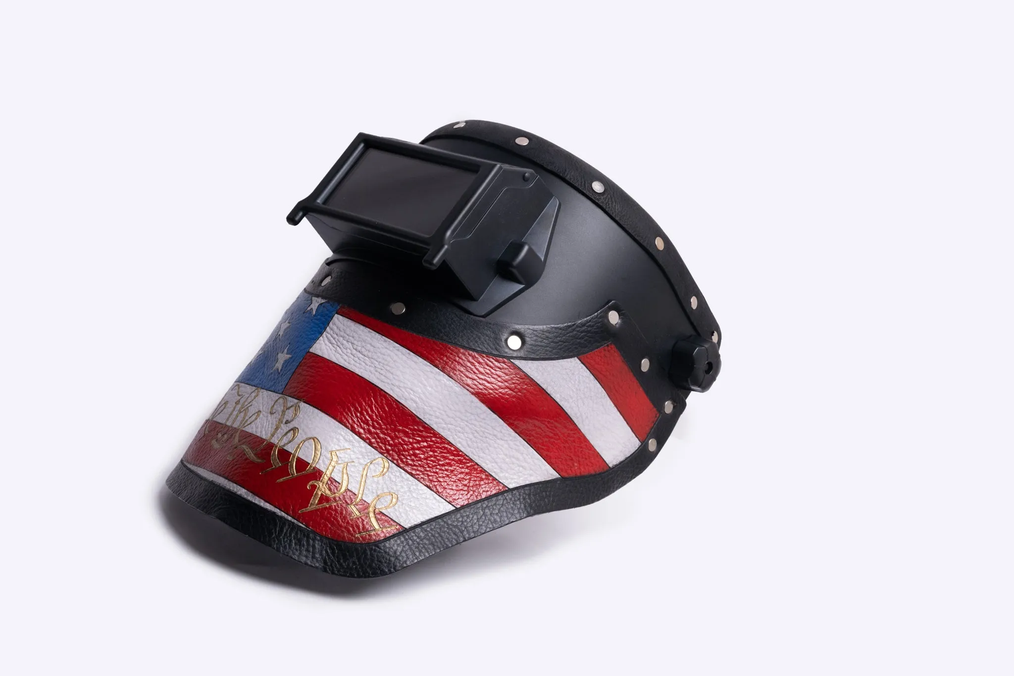 Outlaw Leather - Welding Hood - USA Original "We the people"