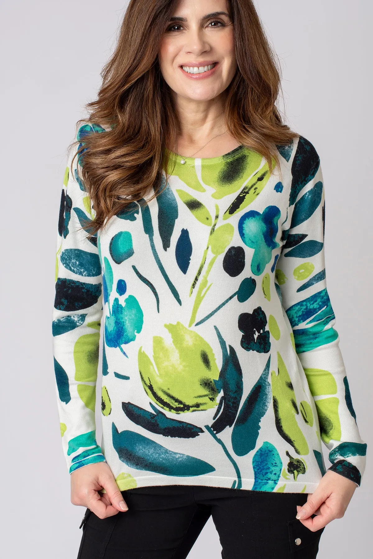 Painted Petal Lightweight Jumper