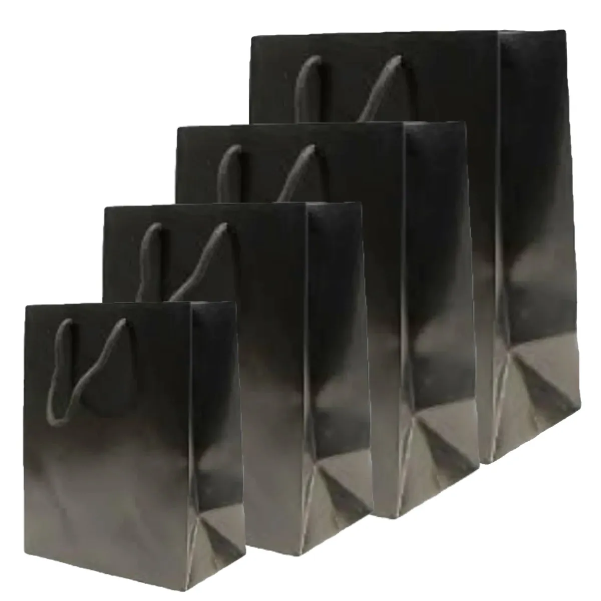 Paper Gift Bag, Black