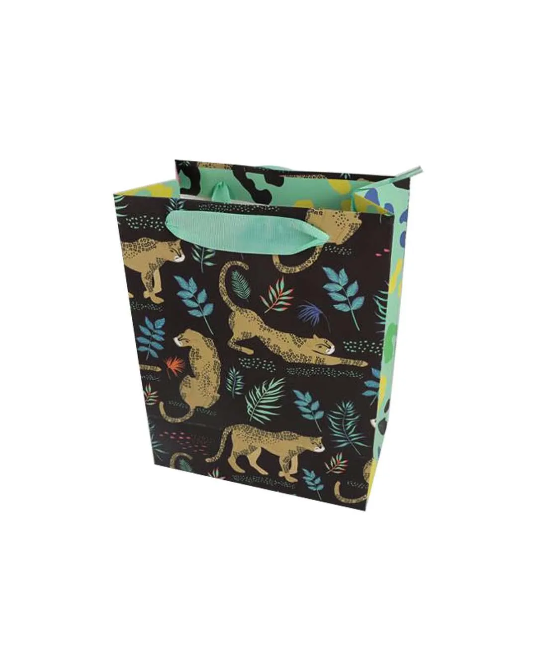 Paper, Gift Bag (Small) Pack Of 3, Abstract Art Print, Plain : Finish, Multicolor