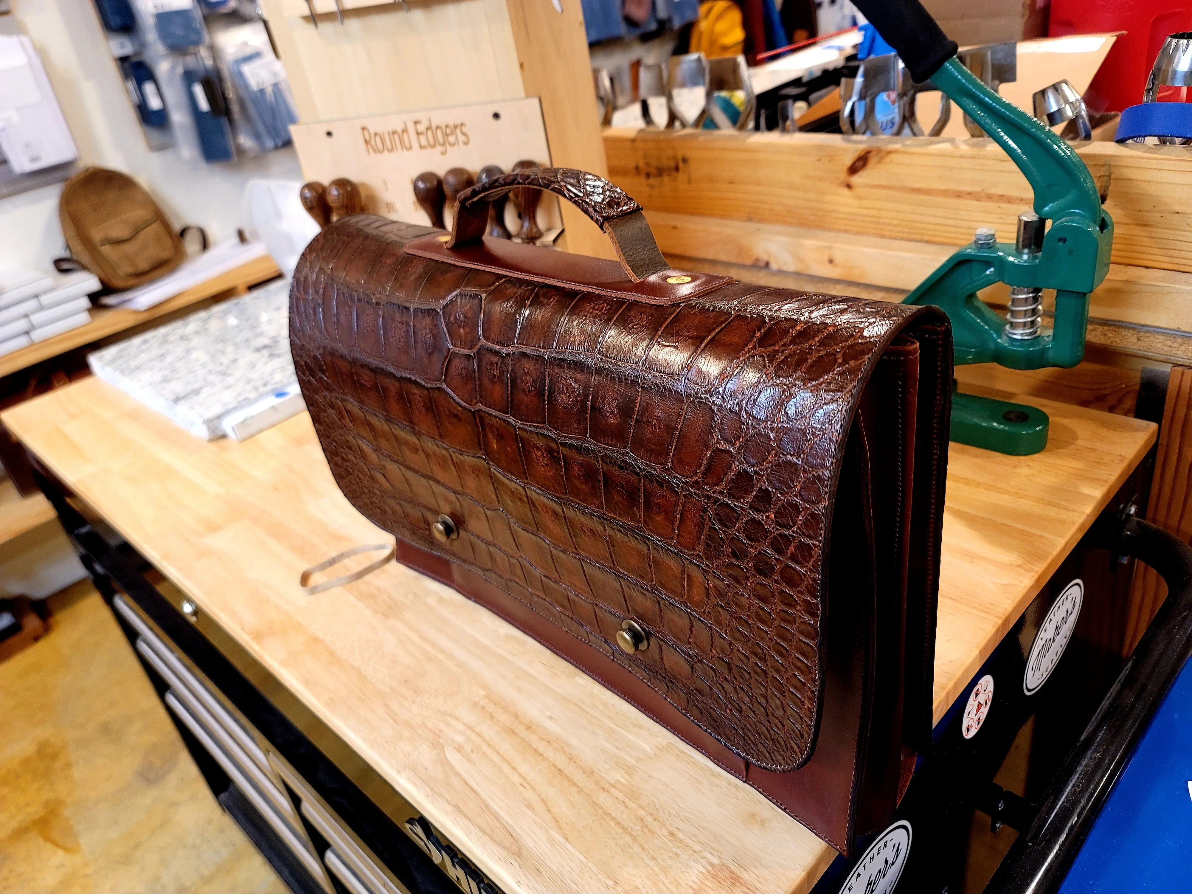 Paper Pattern Livestock Comissioners Bag