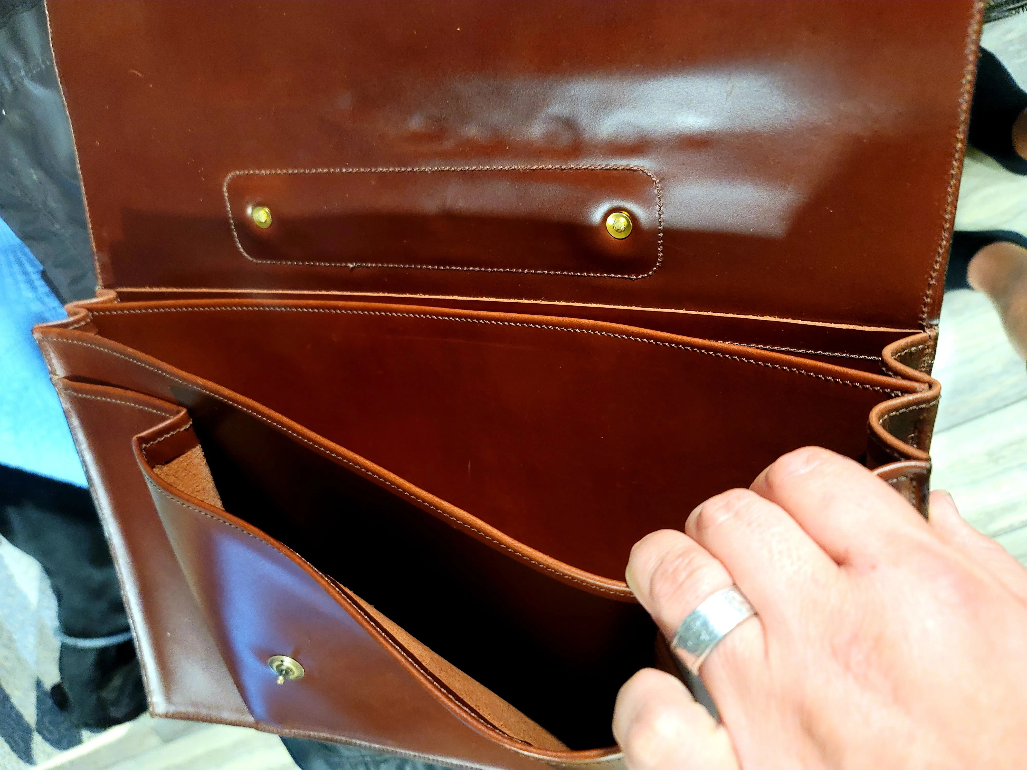 Paper Pattern Livestock Comissioners Bag