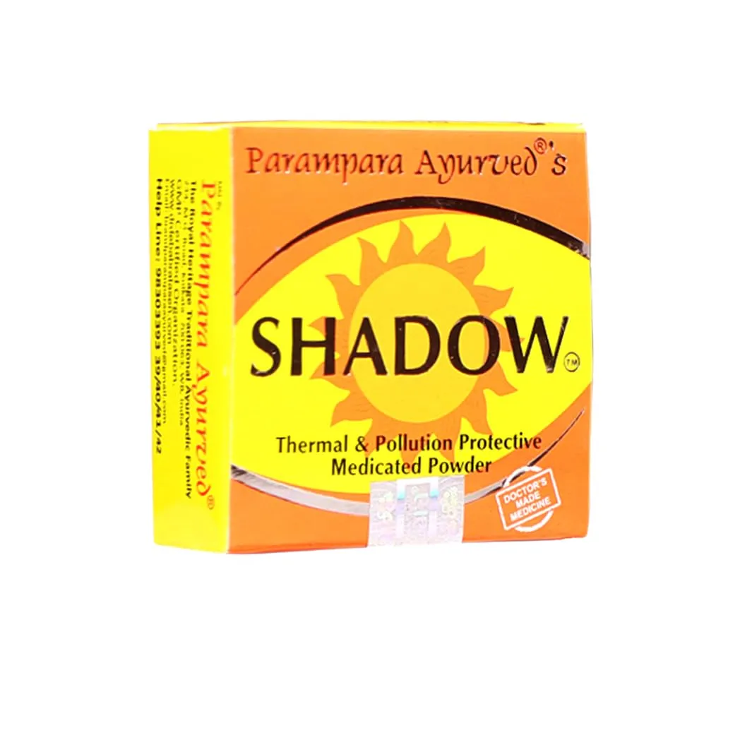 Parampara Ayurved Shadow Thermal Pollution Defense Face Powder Shield Your Skin from Environmental Heat Stress for All Skin types 20g