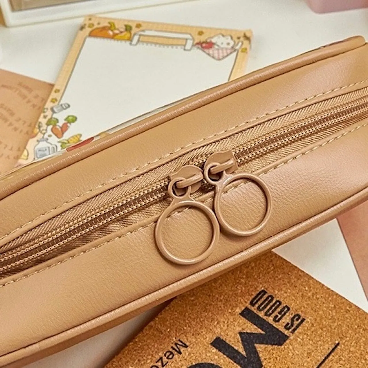 Pencil Case For Students Simple Transparent Vertical Style Pencail Bag