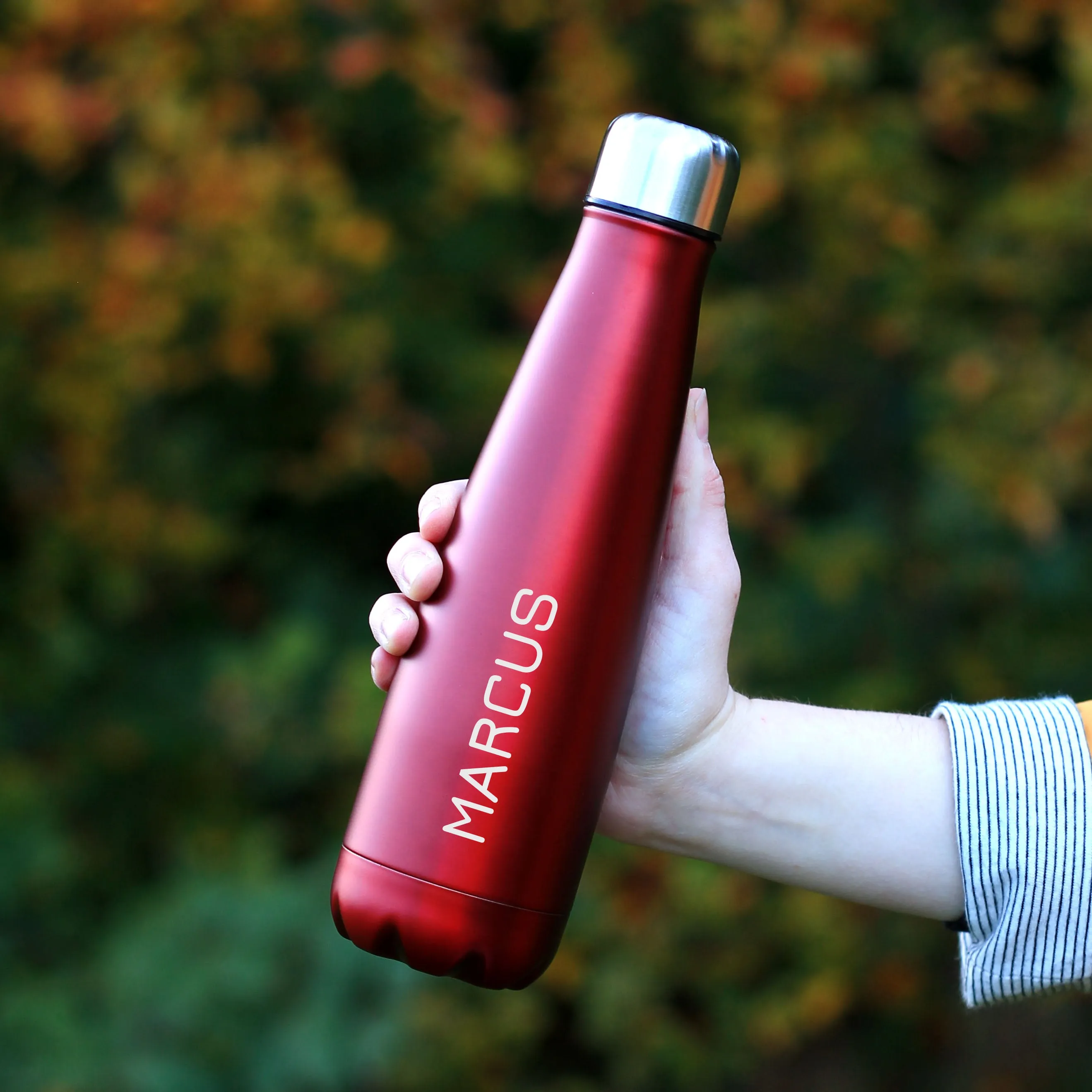 Personalised Engraved 630ml Metal Water Bottle