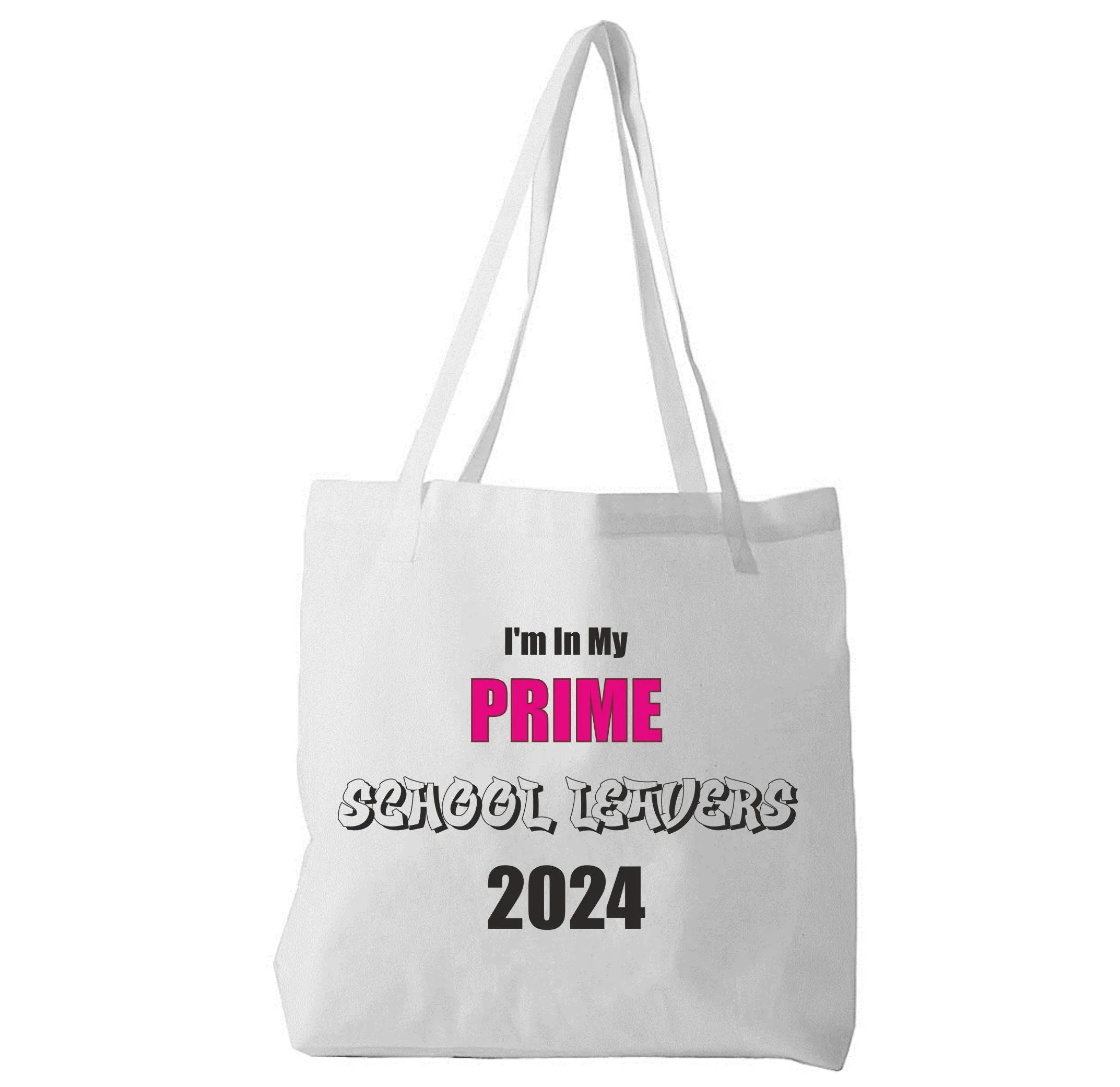 Personalised 'PRIME' School Leaver Tote Bag