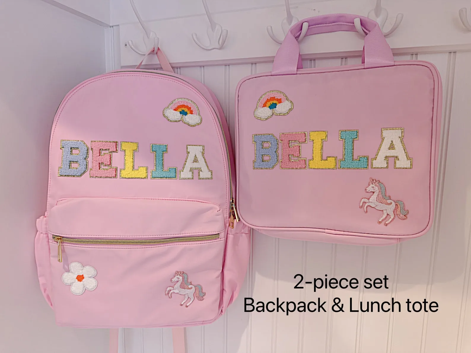 Personalized 3D School Bus Backpack Insulation Lunch Box