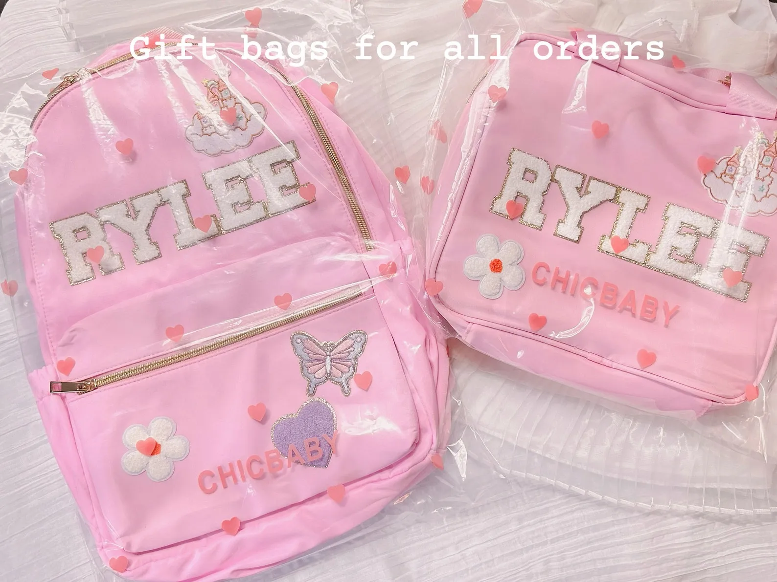 Personalized 3D School Bus Backpack Insulation Lunch Box
