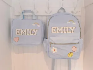 Personalized 3D School Bus Backpack Insulation Lunch Box