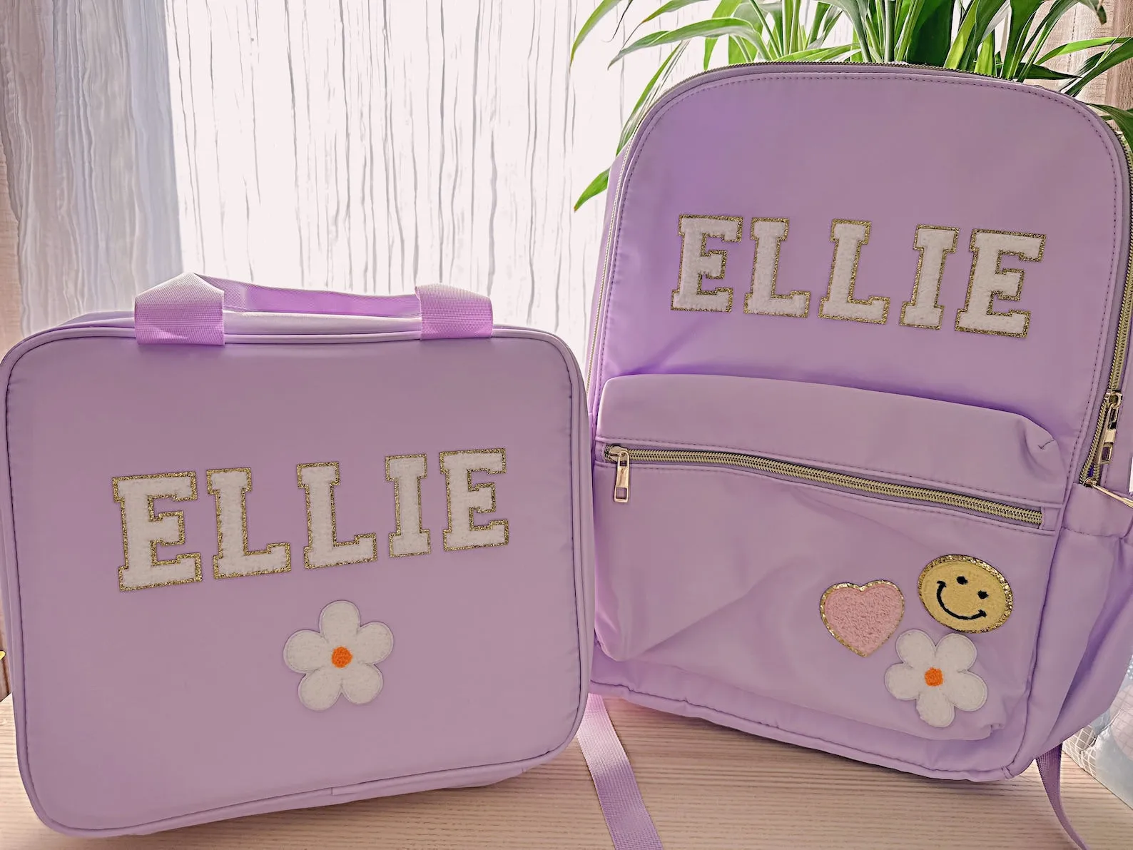 Personalized 3D School Bus Backpack Insulation Lunch Box