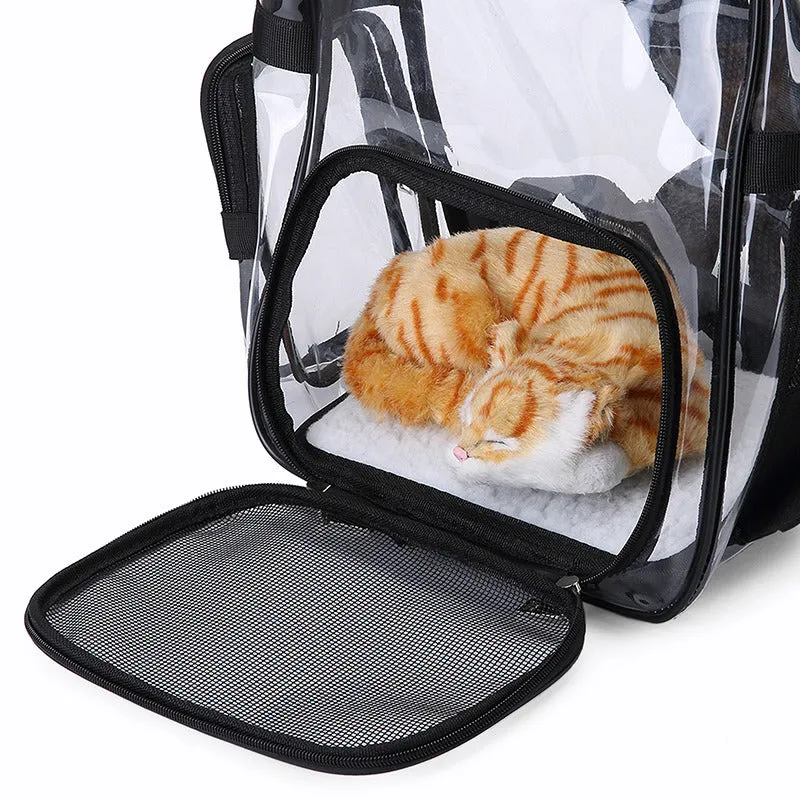 Pet Backpack Carrier for Small Dogs and Cats up to 10lbs