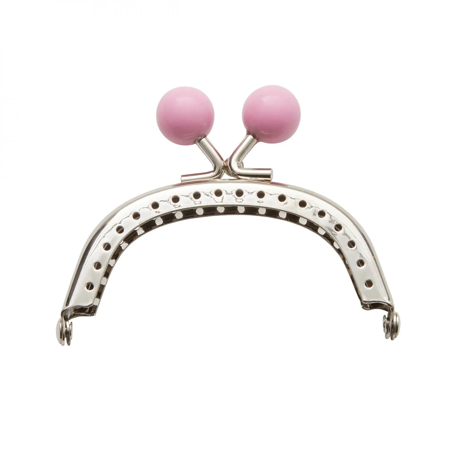 Pink Bauble Sew-In Clasp 3" x 2 1/4"  from Zakka Workshop