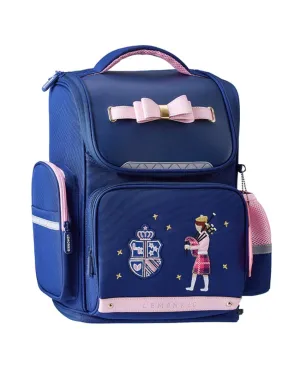Pink Bow Ergonomic School Kid's Backpack
