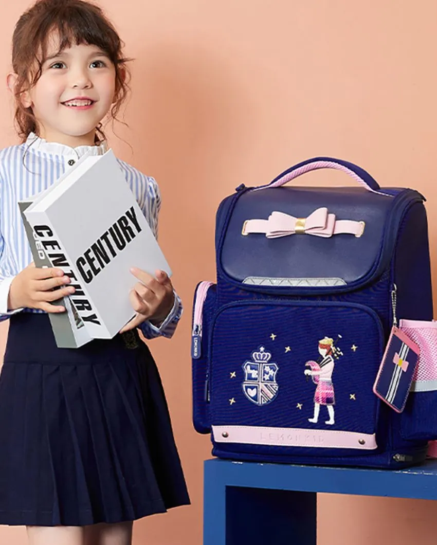 Pink Bow Ergonomic School Kid's Backpack