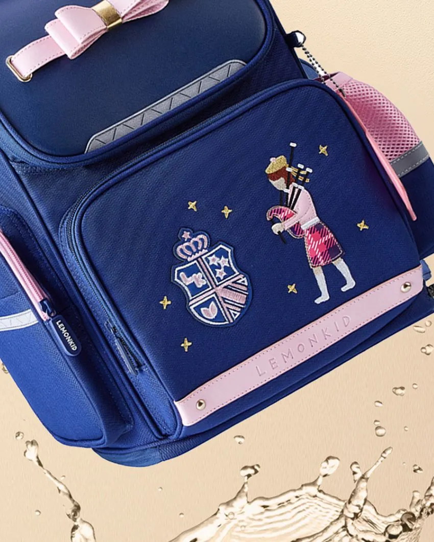 Pink Bow Ergonomic School Kid's Backpack