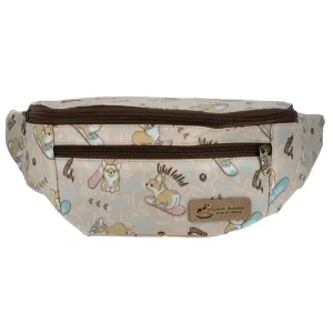 Pink Snow Corgi Fanny Pack