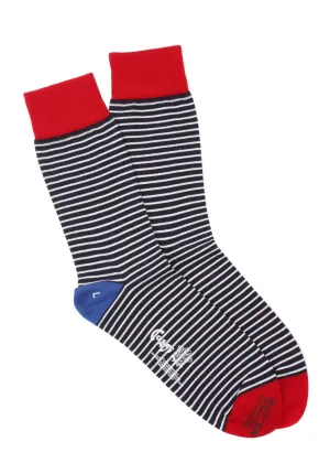 Pinstripe Lightweight Cotton Socks
