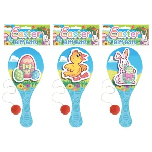 Playwrite Wooden Easter Biff Bat 22cm Assorted