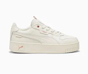 PUMA WOMEN'S CARINA LUX IVORY/GOLD SNEAKER