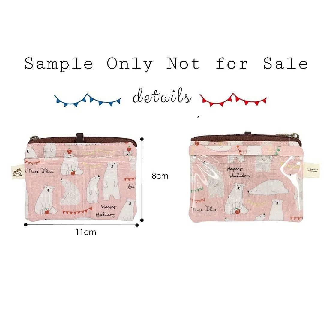 Purple Bubble Tea Corgi Card & Coin Purse