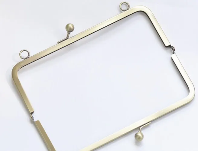Purse Frame Brushed Brass Bag Hanger 22cm x 8cm