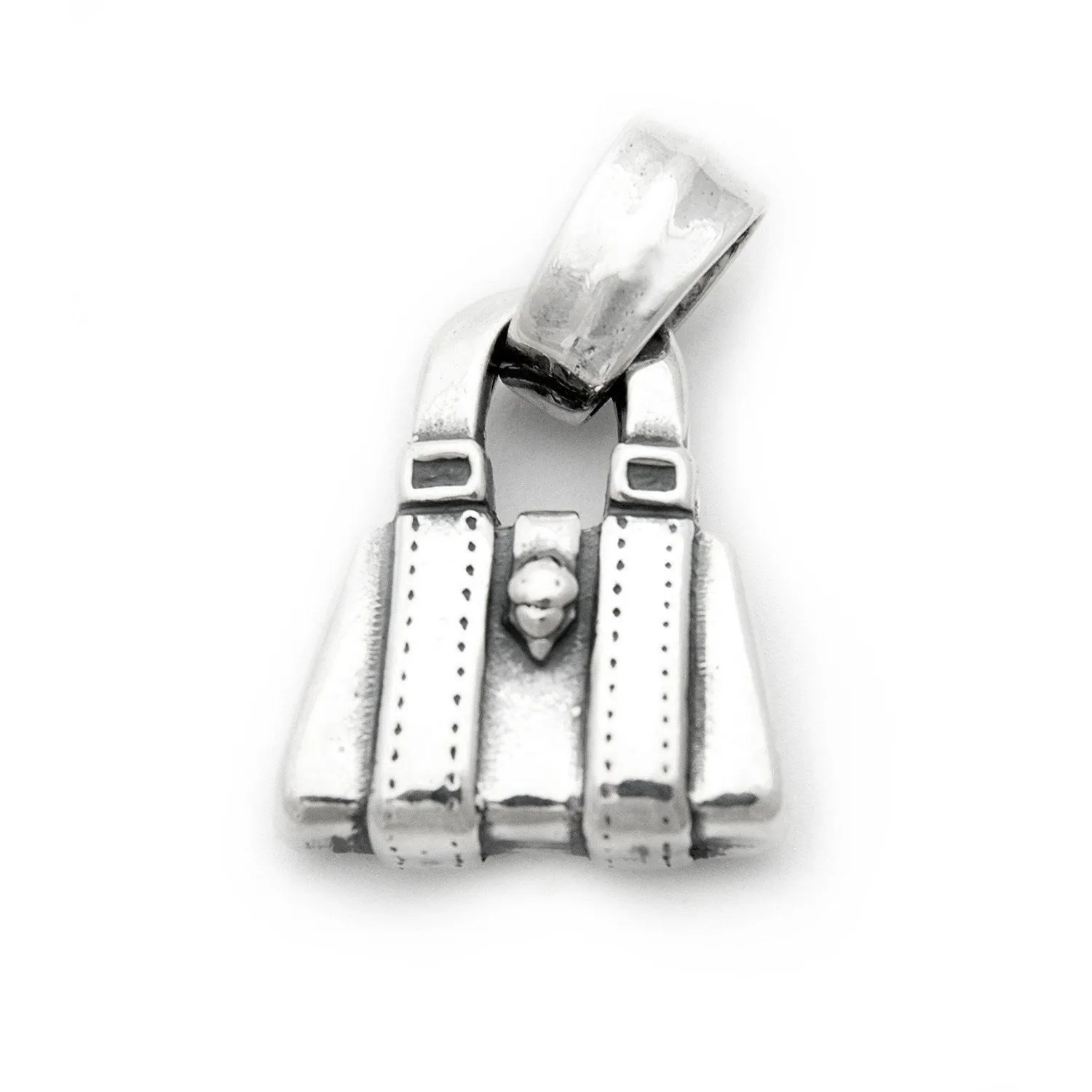 Purse with Skull Clasp Charm