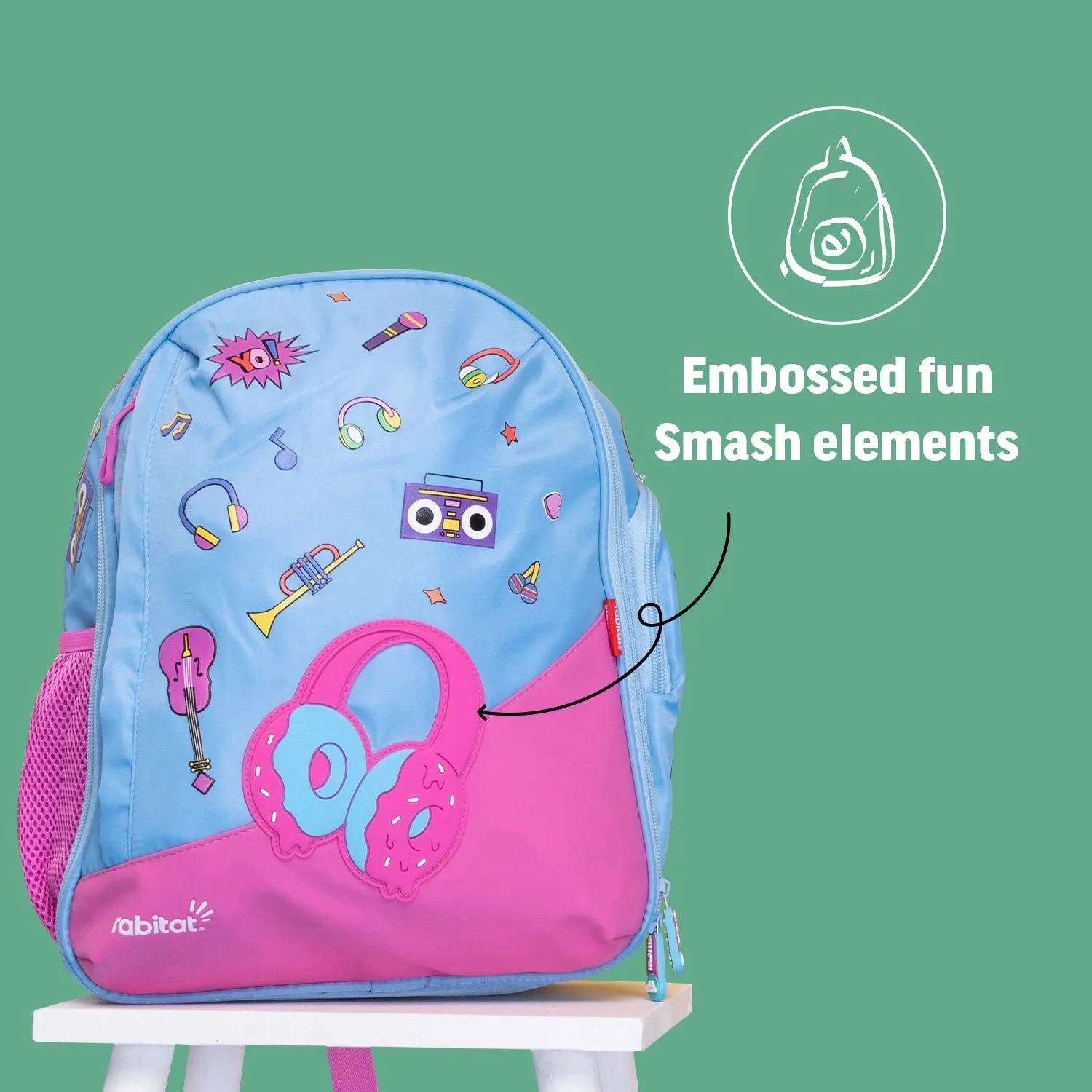 Rabitat Smash School Bag 14.5" - Diva