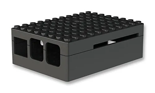 Raspberry Pi 2, 3, 3B  Blox Case - Black