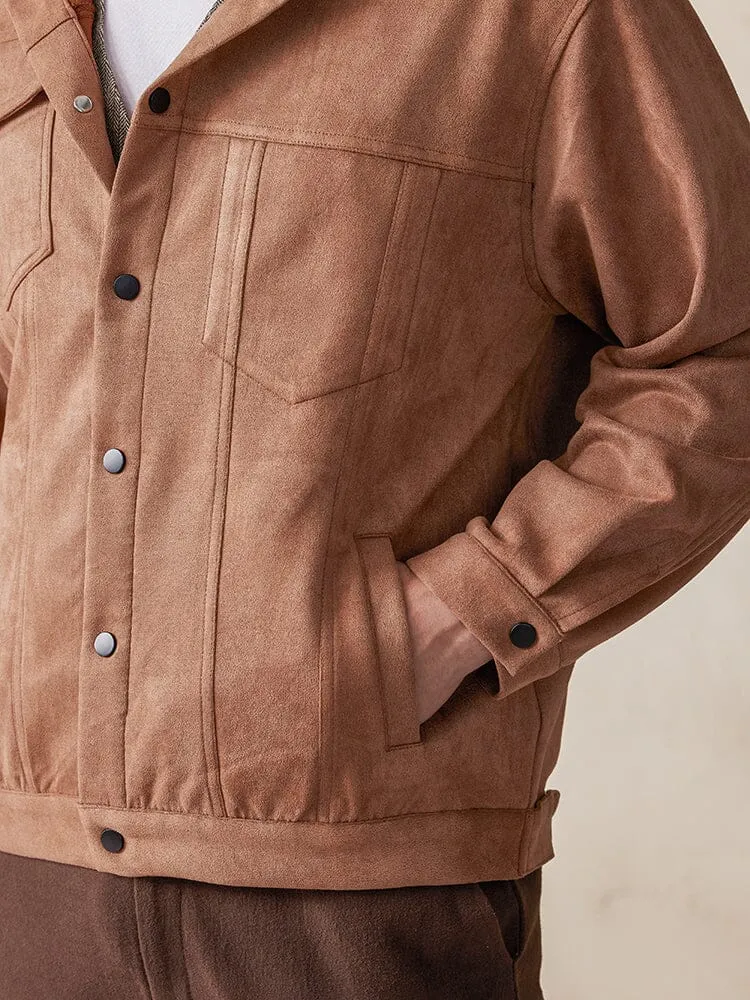Retro Lightweight Suede Jacket