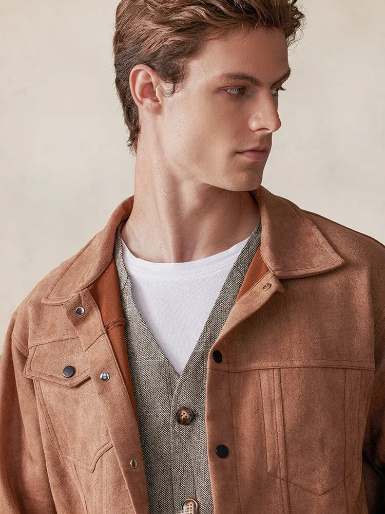 Retro Lightweight Suede Jacket