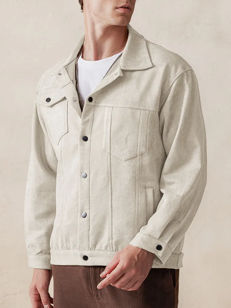 Retro Lightweight Suede Jacket