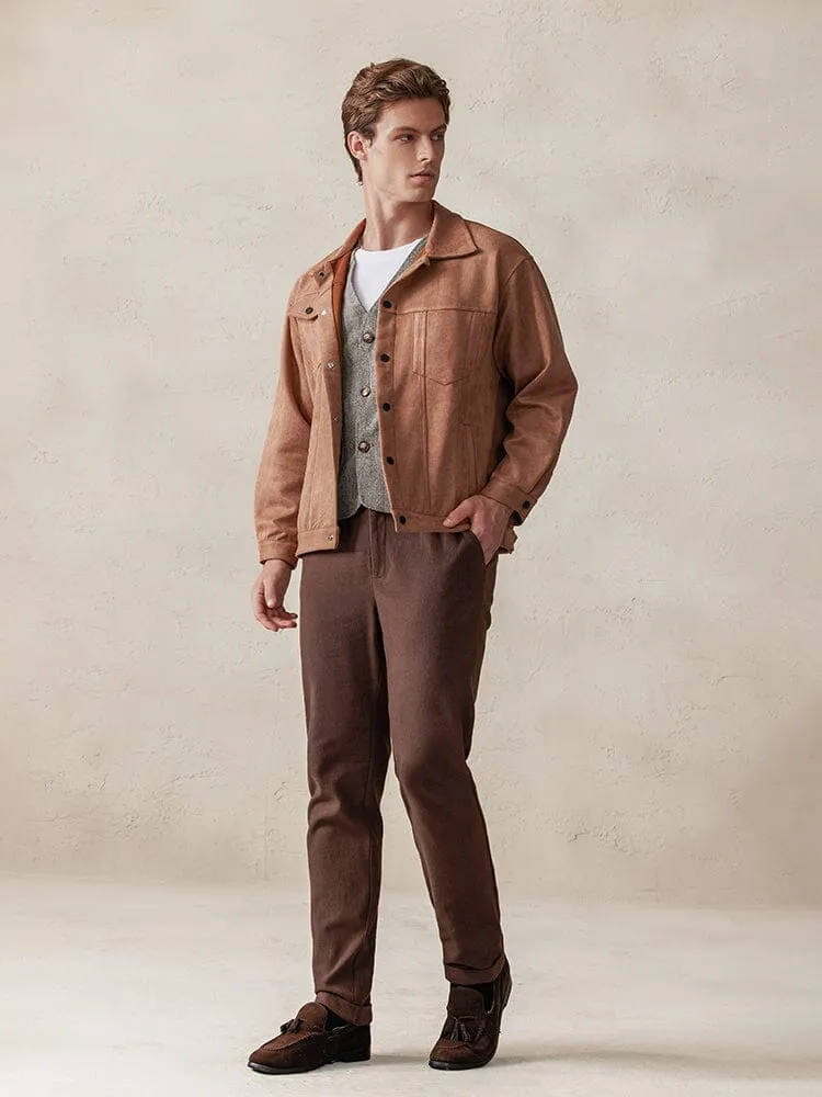 Retro Lightweight Suede Jacket
