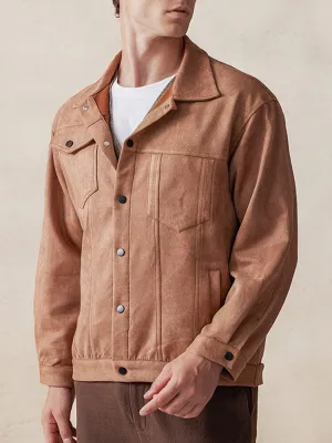 Retro Lightweight Suede Jacket