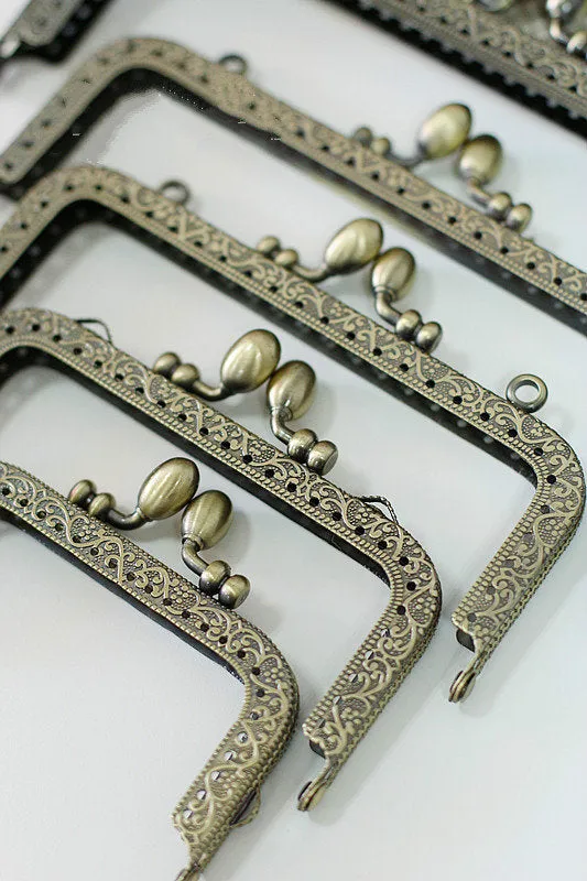 Retro Purse Frame Sewing Purse Frame Various Size 8.5/10.5/12.5/15.5/18/20cm (3"to 8")