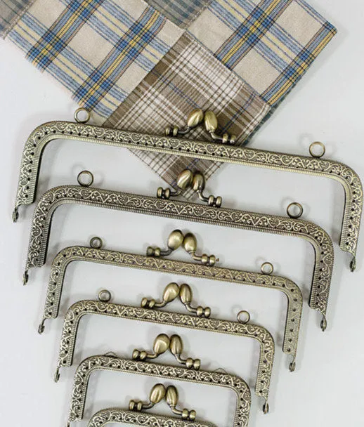 Retro Purse Frame Sewing Purse Frame Various Size 8.5/10.5/12.5/15.5/18/20cm (3"to 8")