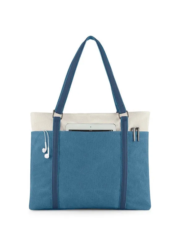 Retro Solid Color Canvas Handbag