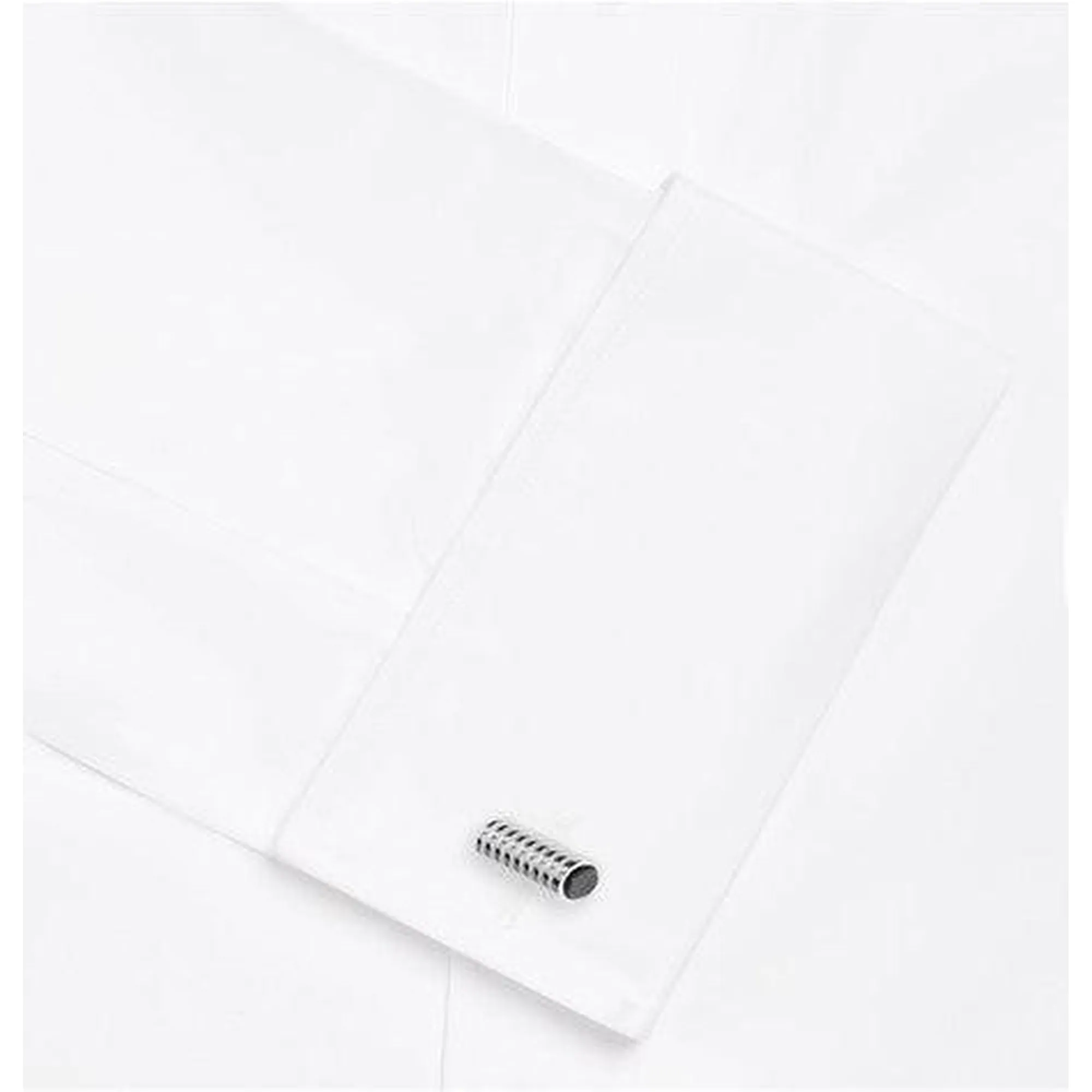 Rhodium-Plated Onyx Cufflinks