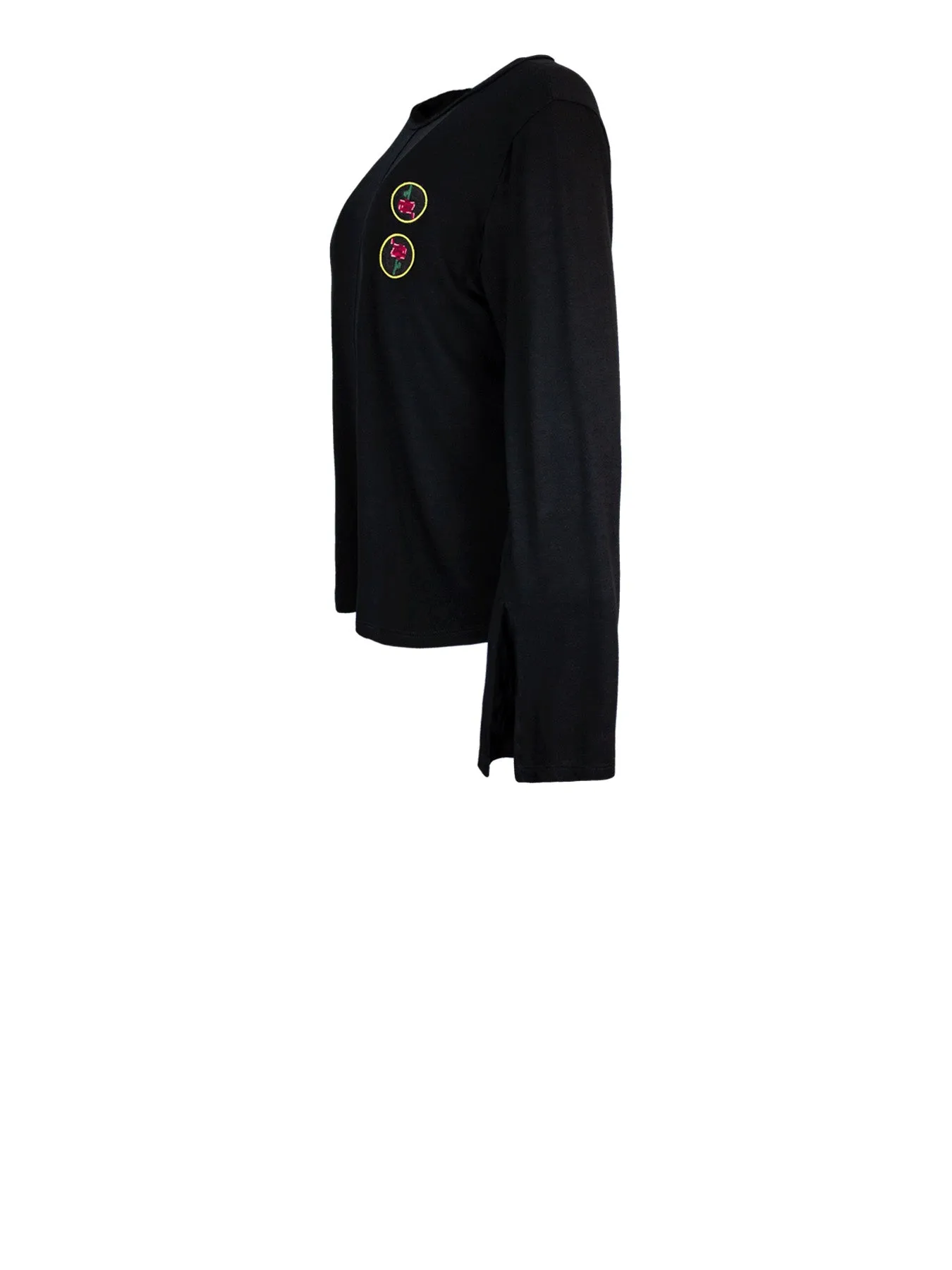 Rose Lightweight Top, Black
