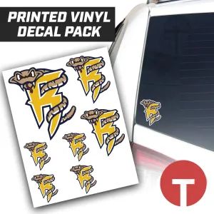 Rounding Third Rattlers - Logo Vinyl Decal Pack