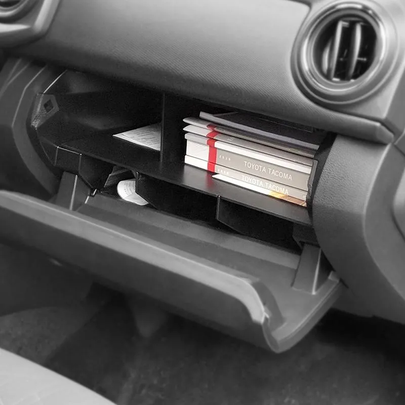 Roxmad Glove Box Organizer Storage for 2016-Later Toyota Tacoma