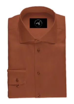 Rust Poplin shirt