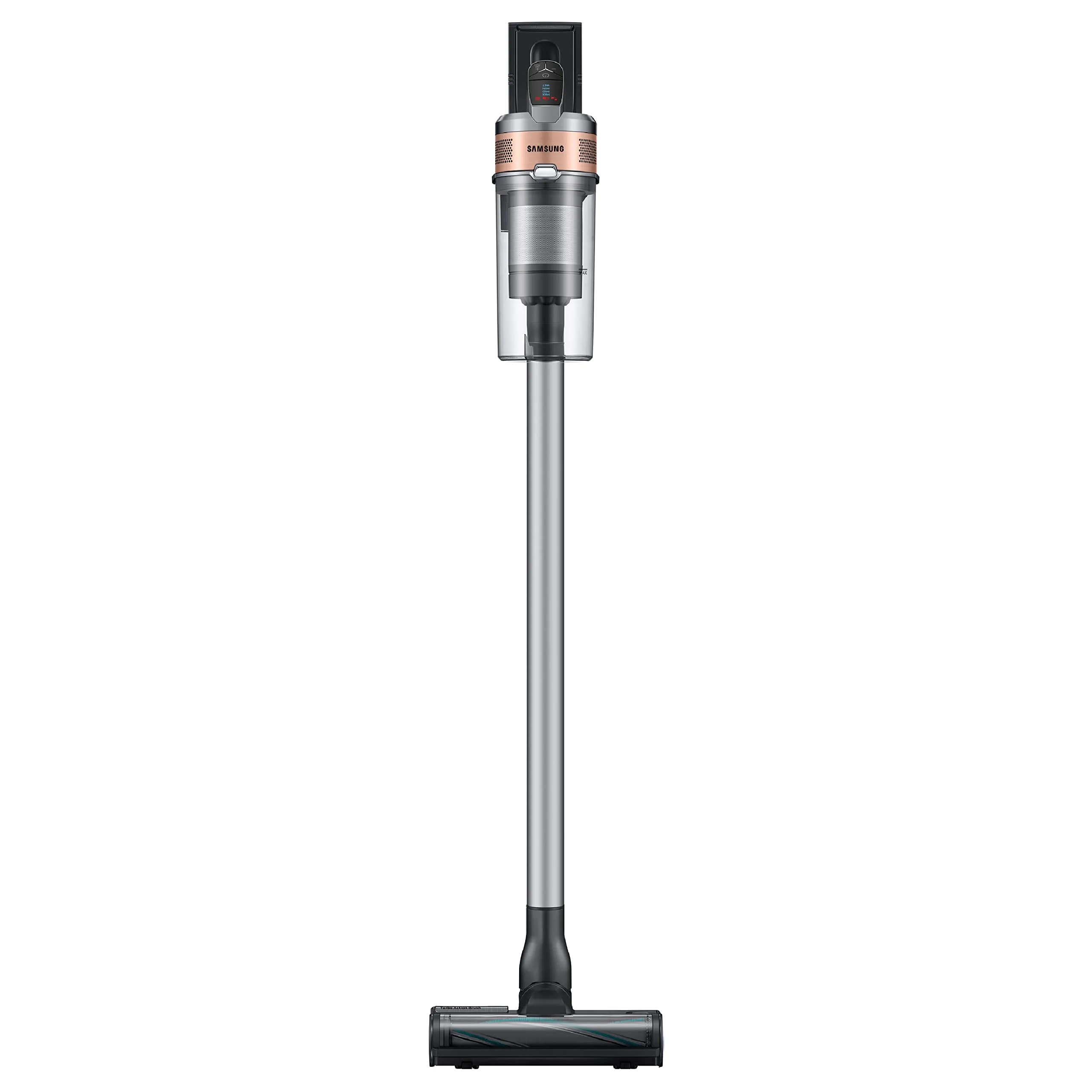 SAMSUNG Jet 75 Pet Cordless Stick Vacuum Cleaner, Lightweight w/ Turbo Brush, Mini Motorized Tool, Removable Battery, Powerful Cleaning for Hardwood Floors, Carpets, Area Rugs, VS20T7512N7/AA, Silver