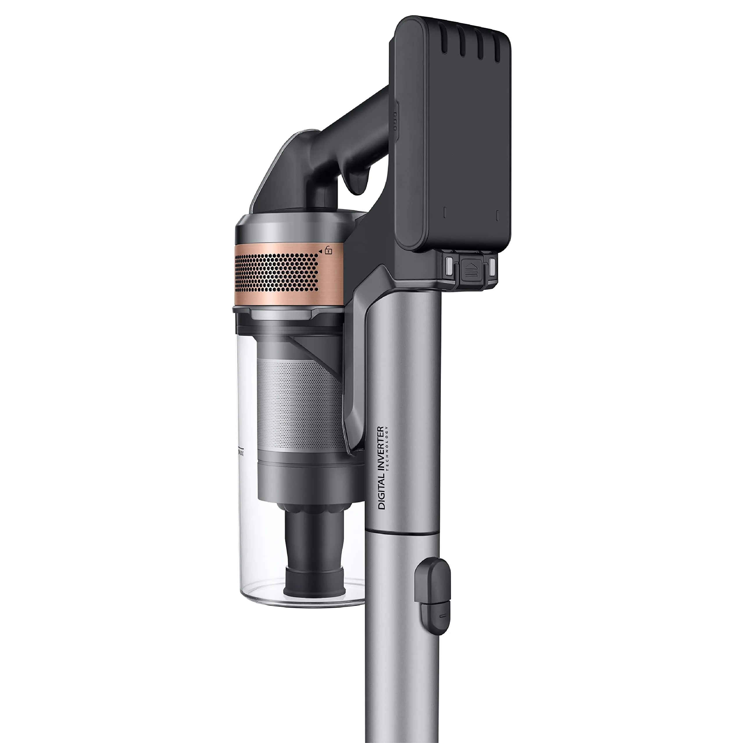 SAMSUNG Jet 75 Pet Cordless Stick Vacuum Cleaner, Lightweight w/ Turbo Brush, Mini Motorized Tool, Removable Battery, Powerful Cleaning for Hardwood Floors, Carpets, Area Rugs, VS20T7512N7/AA, Silver