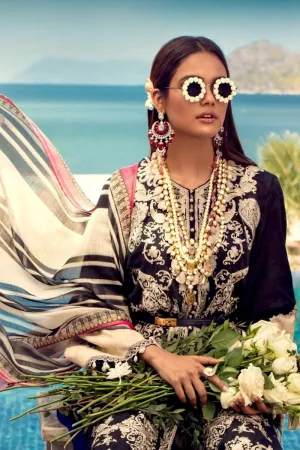 Sana Safinaz Luxury Lawn Collection 2020 – 7A